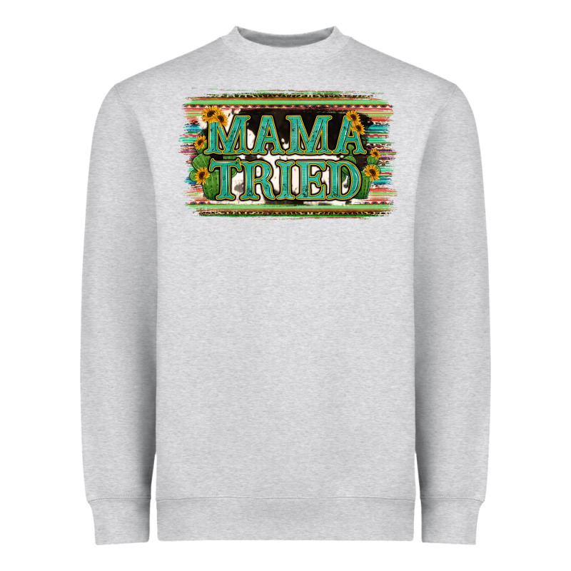 Cowhide Serappe Sunflower Mama Tried Heavyweight Sweatshirt by Jasminsmagicworld | Teevron