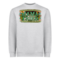 Heather Grey Cowhide Serappe Sunflower Mama Tried Heavyweight Sweatshirt - Jasminsmagicworld