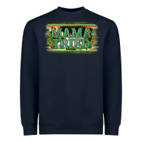 Navy Cowhide Serappe Sunflower Mama Tried Heavyweight Sweatshirt - Jasminsmagicworld