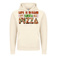 Vintage Artic life is better with pizza Vintage Hoodie - AdoDesignShop