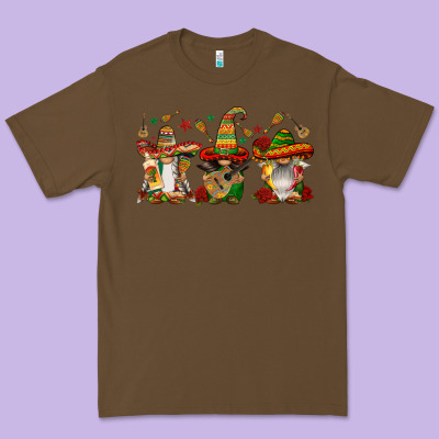 Mexican Gnomies Premium Tee Designed By Fadigitalartstudio