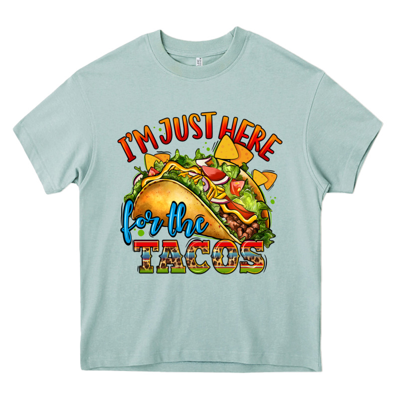 Im Just Here For The Tacos Heavy Core Tee by CTS Tumbler Store | Teevron