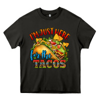 Asphalt im just here for the tacos Heavy Core Tee - CTS Tumbler Store