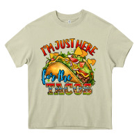 Mossy im just here for the tacos Heavy Core Tee - CTS Tumbler Store