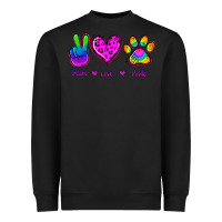 Black Peace Love Pride Heavyweight Sweatshirt - Jasminsmagicworld