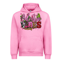Fuchsia Pink valentine vibes with cowgirl boots olivia Urban Hoodie - OliviaCreatesArt
