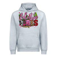 Heather Grey valentine vibes with cowgirl boots olivia Urban Hoodie - OliviaCreatesArt