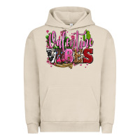 Pigment French Oak valentine vibes with cowgirl boots olivia Urban Hoodie - OliviaCreatesArt