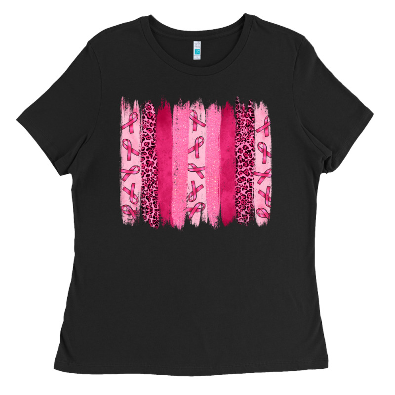 Breast Aweraness Brushstrokes Ladies Tee by RanaPortraitStore | Teevron