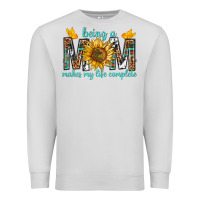 Dove Grey Being a Mom Makes My Life Complete Premium Sweatshirt - texasbilliewilder