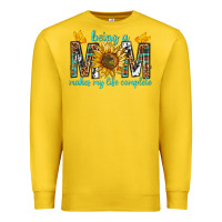 Lemon Being a Mom Makes My Life Complete Premium Sweatshirt - texasbilliewilder