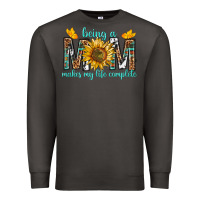 Smoke Being a Mom Makes My Life Complete Premium Sweatshirt - texasbilliewilder