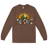 Chestnut jesus san judas Long Sleeve Tee - JahusDesignShop