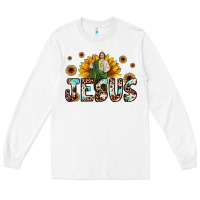 White jesus san judas Long Sleeve Tee - JahusDesignShop
