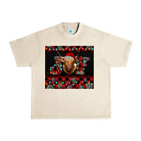 Sandshell highland cow joy Christmas Urban Heavy Tee - BarkalooDesign