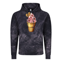 Cloud Black ice cream fast food Vintage Hoodie - AdoDesignShop