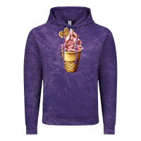 Cloud Purple ice cream fast food Vintage Hoodie - AdoDesignShop