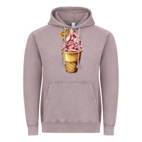 Vintage Zinc ice cream fast food Vintage Hoodie - AdoDesignShop