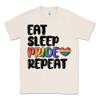 Natural eat sleep pride repeat Classic Tee - MaliasSmallBusiness