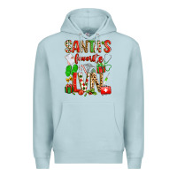 Blue Mist santa's favorite lvn Premium Hoodie - texasbilliewilder