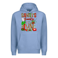 Colony Blue santa's favorite lvn Premium Hoodie - texasbilliewilder