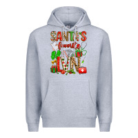 Heather Grey santa's favorite lvn Premium Hoodie - texasbilliewilder