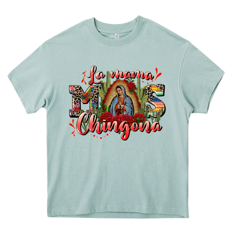 La Mama Mos Chingona Heavy Core Tee by CTS Tumbler Store | Teevron