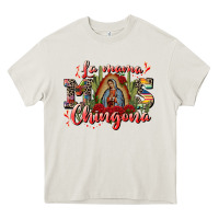 Cream la mama mos chingona Heavy Core Tee - CTS Tumbler Store