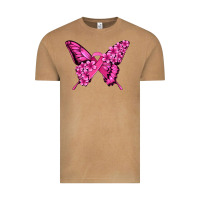 Vintage Camel pink ribbon breast cancer butterfly Vintage Tee - Jasminsmagicworld