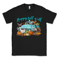 Black Happy Fall Y'all Classic Tee - LillyAllenDesigns
