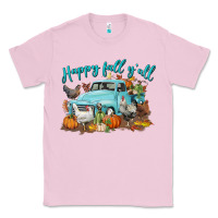 Bubblegum Pink Happy Fall Y'all Classic Tee - LillyAllenDesigns