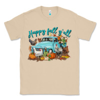 Mushroom Happy Fall Y'all Classic Tee - LillyAllenDesigns