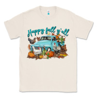Natural Happy Fall Y'all Classic Tee - LillyAllenDesigns