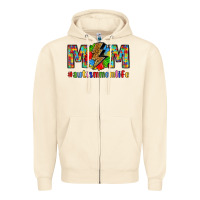 Sandshell empowering autism mom life Zipper Hoodie - LillyAllenDesigns