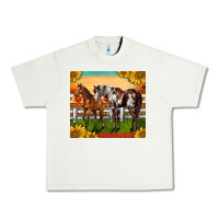 Pistachio Western Ranch Horses Urban Heavy Tee - LillyAllenDesigns