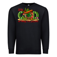 Black With God All Things Are Possible Mexico Premium Sweatshirt - texasbilliewilder