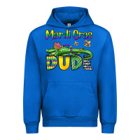 Cobalt mardi gras dude alligator olivia Urban Hoodie - OliviaCreatesArt