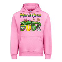 Fuchsia Pink mardi gras dude alligator olivia Urban Hoodie - OliviaCreatesArt