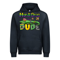 Navy mardi gras dude alligator olivia Urban Hoodie - OliviaCreatesArt