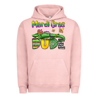 Pigment Salmon mardi gras dude alligator olivia Urban Hoodie - OliviaCreatesArt