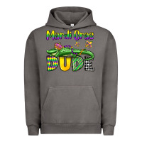 Pigment Tornado mardi gras dude alligator olivia Urban Hoodie - OliviaCreatesArt