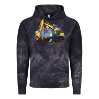 Cloud Black easter excavator gnome egg leopard Vintage Hoodie - Artiststas