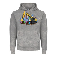 Cloud Rock easter excavator gnome egg leopard Vintage Hoodie - Artiststas