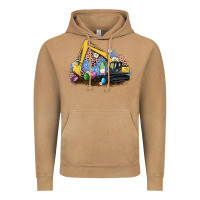 Vintage Camel easter excavator gnome egg leopard Vintage Hoodie - Artiststas