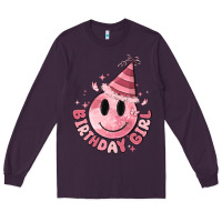 Plum birthday girl Long Sleeve Tee - MaliasSmallBusiness