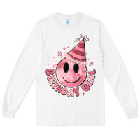White birthday girl Long Sleeve Tee - MaliasSmallBusiness