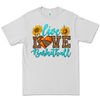 Dove Grey live love basketball Premium Tee - HRA Design Shop