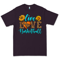 Plum live love basketball Premium Tee - HRA Design Shop