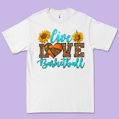 Live Love Basketball Premium Tee Designed By Hra Design Shop