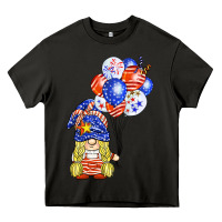 Asphalt patriotic gnome balloon Heavy Core Tee - BarkalooDesign